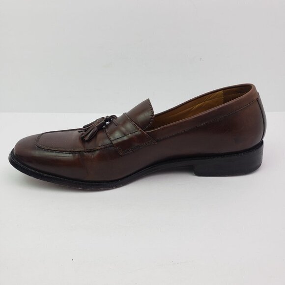 Cole Haan Mens Size 9.5 Brown NikeAir Tassel Slip On Formal Dress Loafer Shoes main image 6